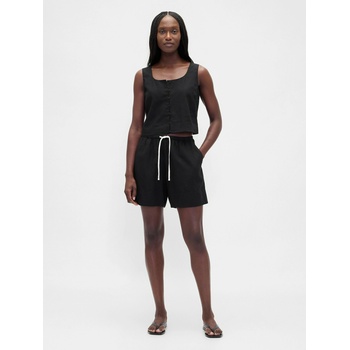 GAP Ленени къси панталони GAP GAP | Cheren | ЖЕНИ | XS
