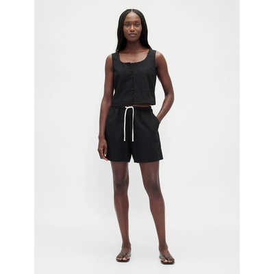 GAP Ленени къси панталони GAP GAP | Cheren | ЖЕНИ | XS