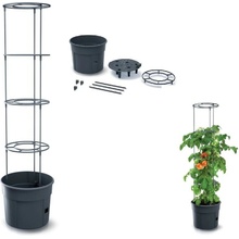Kvetináč Prosperplast TOMATO GROWER na pestovanie paradajok 29,5 cm antracit