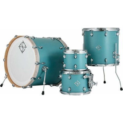 Dixon PODCSTM422-01-QB Cornerstone Maple Shellset Satin Quetzal Blue Акустични барабани-комплект (10005587)