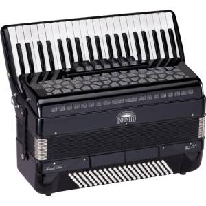 Soundsation Професионален акордеон voce iv a41120-bk 3/4 - 120 баса