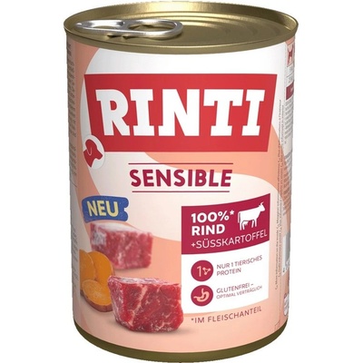 RINTI Консерва rinti sensible говеждо & сладък картоф 400 г