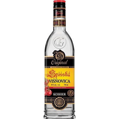 Spišská Višňovica Originál Kosher 40% 0,7 l (čistá fľaša)