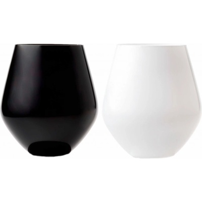 Royal Crystal sklenic Black and White Lesklé 2 x 500 ml