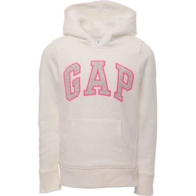 GAP Logo dívčí mikina bílá