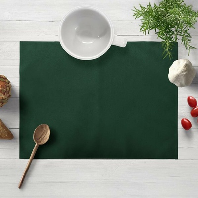 Biante Sametové prostírání Velvet Premium SVP-040 Lesní zelená 35x45 cm
