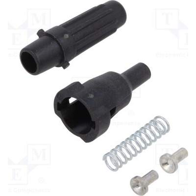 SCHURTER 8601.2000 Zásuvka; 5x20mm; na kabel; Ujmen: 32V; Kontakty: bronz; pocínovaný