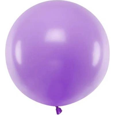 Party Deco Голям Латексов Балон, 60 см, Лавандула (olbom-004)