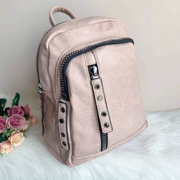 Image 1 of Розова Кожена Раница - Модел s38010