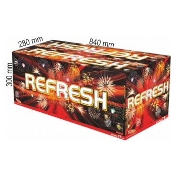Sestavený ohňostroj REFRESH 75 ran 50 mm