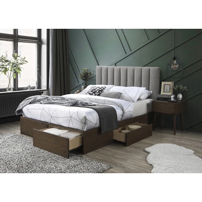 Black Red White Тапицирано легло Gorashi 160