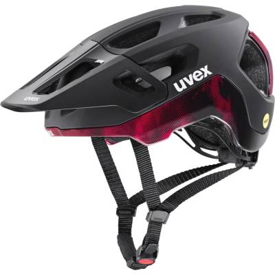 UVEX REACT MIPS BLACK-RUBY RED MATT 2026