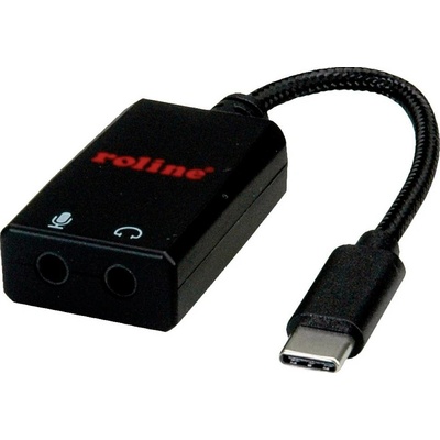 Roline 12.03.3209 USB CM - Audio 2x stereo jack 3,5mm, 0,13m