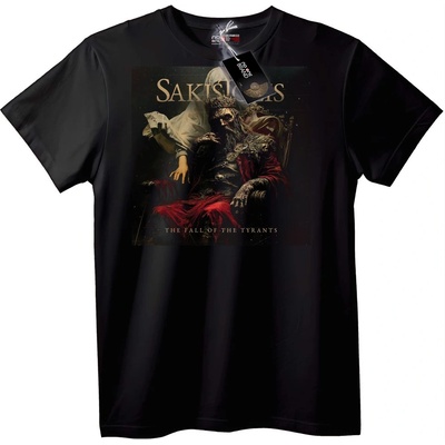 NOONEBRAND ТенискаSakis: Падането на Тираните - 5XL, White