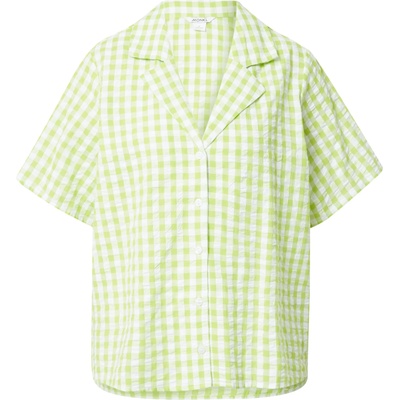 Monki Блуза зелено, бяло, размер XL