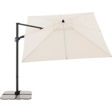 Derby DERBY DX 280 x 280 cm kvalitný záhradný slnečník s bočnou nohou prírodná 820