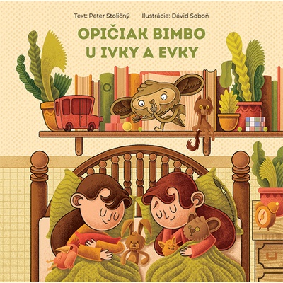 Opičiak Bimbo u Ivky a Evky - Peter Stoličný, Dávid Soboň ilustrátor