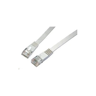 Solarix C6-111GY-10MB patch plochý CAT6 UTP LSOH, 10m, šedý