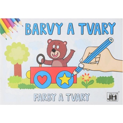 Omaľovánka JM A5 Farby a tvary