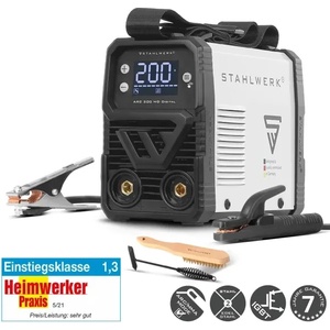 STAHLWERK Инверторен заваръчен апарат STAHLWERK ARC 200 MD Digital/ 200A (6904) Заваръчен апарат