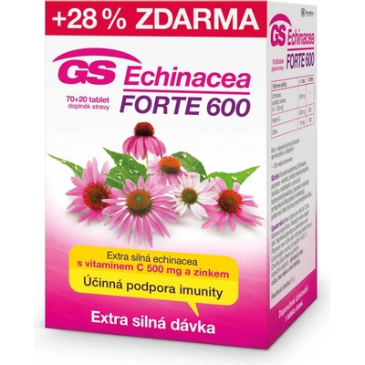 GS Echinacea Forte 600 70+20 tabliet