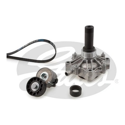 Vodní pumpa + klínový žebrový řemen GATES KP56PK1218