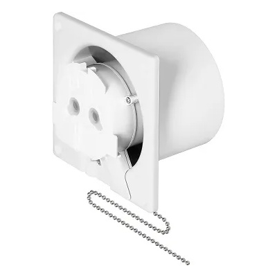 ORNO OR-WL-3201/100/PS - Вентилатор за баня с въженце, ф100мм, 93 m³/h, 8W, 26db, PREMIUM, бял (OR-WL-3201/100/PS)