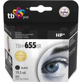 Compatible TBH-655BR черна мастилена касета за HP DJ Advantage 3225 (TBH-655BR)