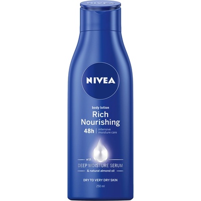 Nivea Rich Nourishing Milk Мляко за тяло Мляко за тяло дамски 250ml