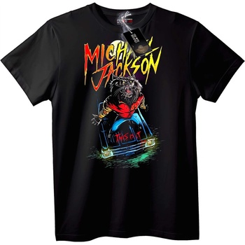 NOONEBRAND Тениска Michael Jackson Върколак - S, White