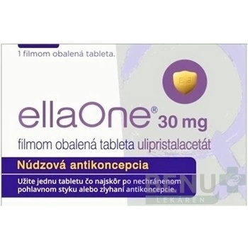 ellaOne 30 mg filmom obalená tableta tbl.flm. 1 x 30 mg