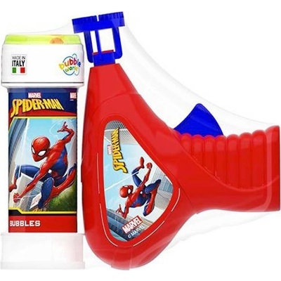 Dulcop Bublifuk 60 ml s veľkou pištolou na výrobu bublín Spider-man