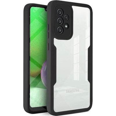 Techsuit Калъф за Samsung Galaxy Galaxy A52 4G / A52 5G / A52s 5G + калъф - ColorVerse 360 Series - черен