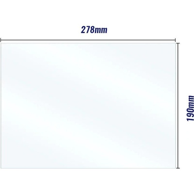 NFEP (PFA) Фолио Anycubic 278x190mm 0.15 microns 92% за Photon m5s, m5s Pro, Elegoo Saturn и други - Прозрачен