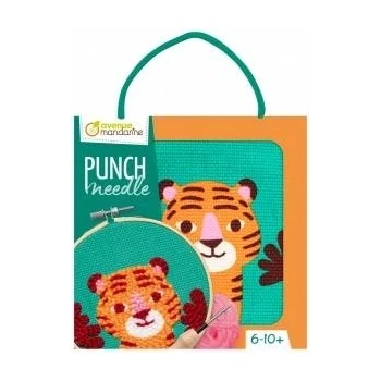 Clairefontaine Punch Needle Tiger Set D: 13 cm