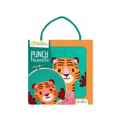 Clairefontaine Punch Needle Tiger Set D: 13 cm