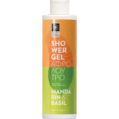 Bodyfarm mandarin basil sprchový gél s mandarinkou a bazalkou 250 ml