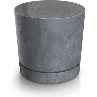 PROSPERPLAST Kvetináč TUBO P BETON EFFECT 33,8cm marengo