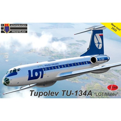 Kovozávody Prostějov Tupolev Tu-134A LOT / Malév 1:144