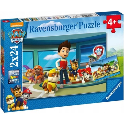 Ravensburger 090853 Paw Patrola Psí patrola 2 x 24 dílků