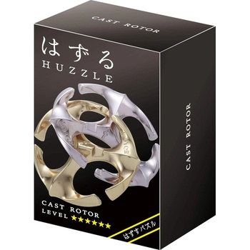 Hanayama Метален логически пъзел Hanayama - Cast Puzzle Rotor Huzzle (515120)