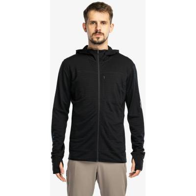 Icebreaker Merino Blend 300 RealFleece Descender LS Zip Hoodie black