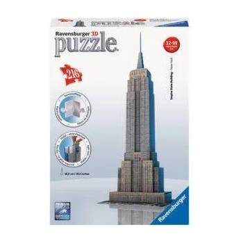 Ravensburger 3D Пъзел Ravensburger 216 елемента, Емпайър Стейт Билдинг Ню Йорк, 706602