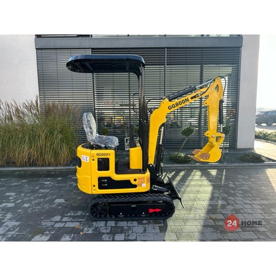 Мини Багер GG800N, Жълт, дизелов двигател евро 5, 8.6 kW