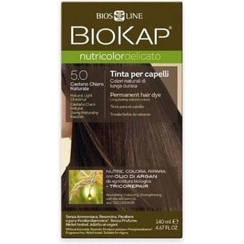 Biokap Nutricolor Delicato farba na vlasy 5.0 gaštanová prírodná svetlá 140 ml