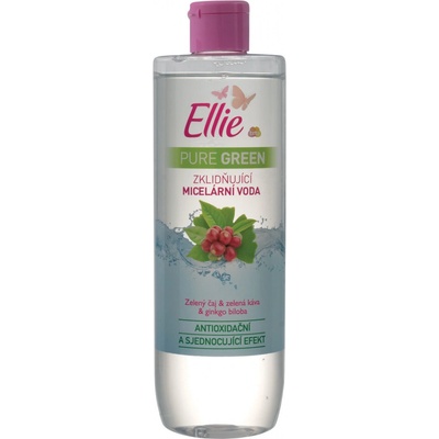 Ellie Pure Green upokojujúca micelána voda 400 ml