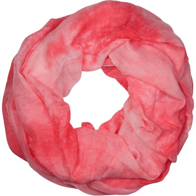 Amália batikovaná šála kruhová JK014 růžová