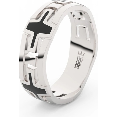 Danfil Pánský snubní prsten DLR3043 z bílého zlata