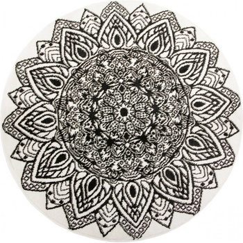 Najkoberce Lima G754A mandala biely / čierny