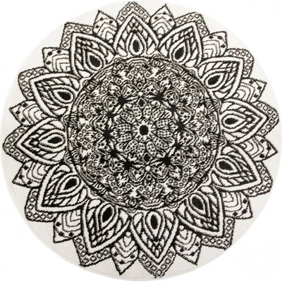 Najkoberce Lima G754A mandala biely / čierny